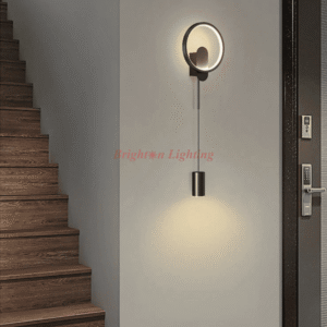 gs dengge w88 black wall light