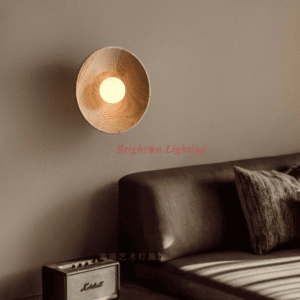 dengge dark maple classic wall light