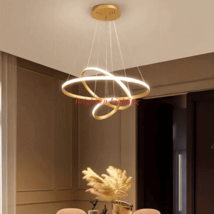 dengge 3 color gold ring hanging light