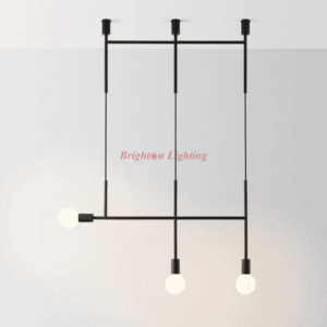 gs dengge c57/3 3head hanging light black