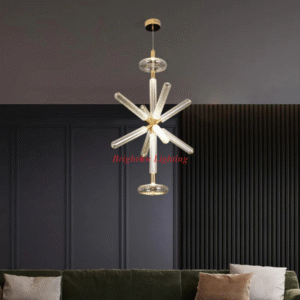 dengge liner glass hanging light