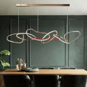 dengge rose gol modern hanging light