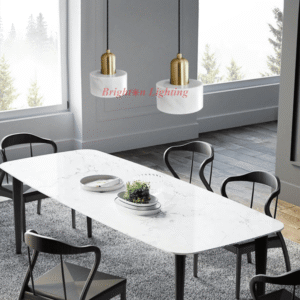 dengge wh mabble white pendant light