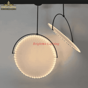 dengge black ring hanging light