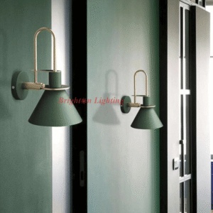 dengge green gold wall light