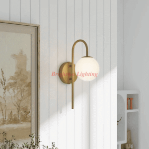 dengge gold hair line body wall light