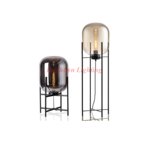 dengge smoke floor lamp + smoke glass