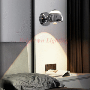 gun metal pear black wall light