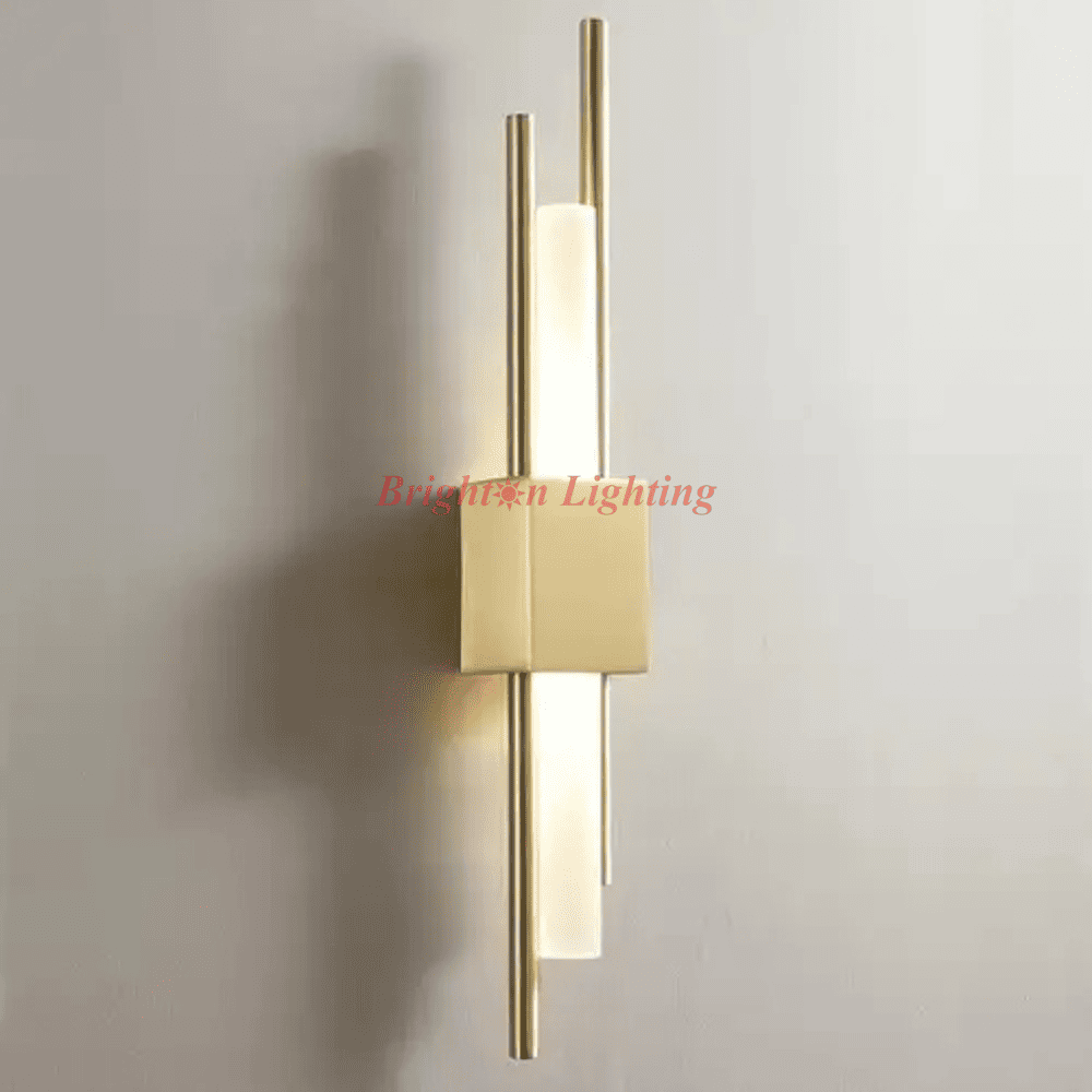 bt w7765/warm white w2016gd glass + copper hair line wall light * dengge w7765 bt w7765/warm white w2016gd glass + copper hair line wall light * dengge w7765