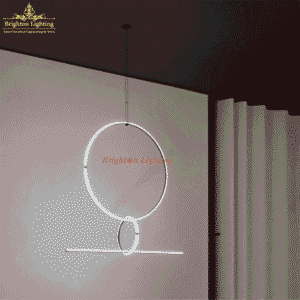 dengge ring + stick hanging light