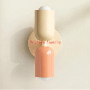 pink+cream up down cylinder wall light