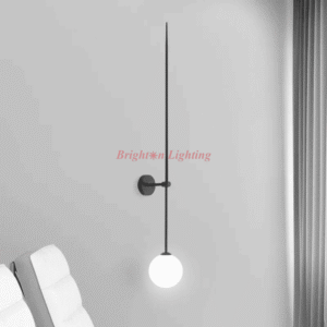 dengge black body + globe ball hanging light