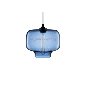 dengge blue glass hanging light
