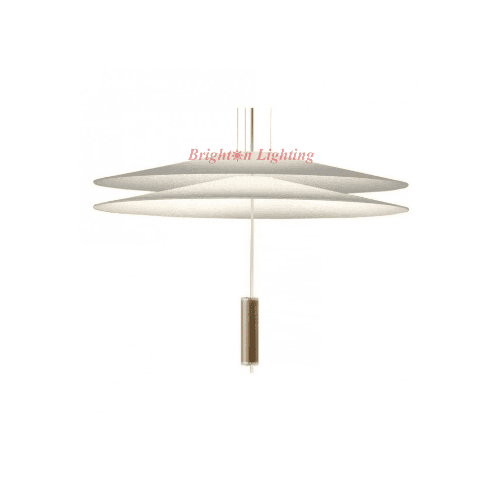 dengge double ufo hanging light gold body dengge double ufo hanging light gold body