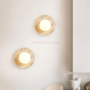 maple natural stone wall light