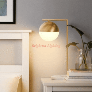 dengge gold bady globe table lamp
