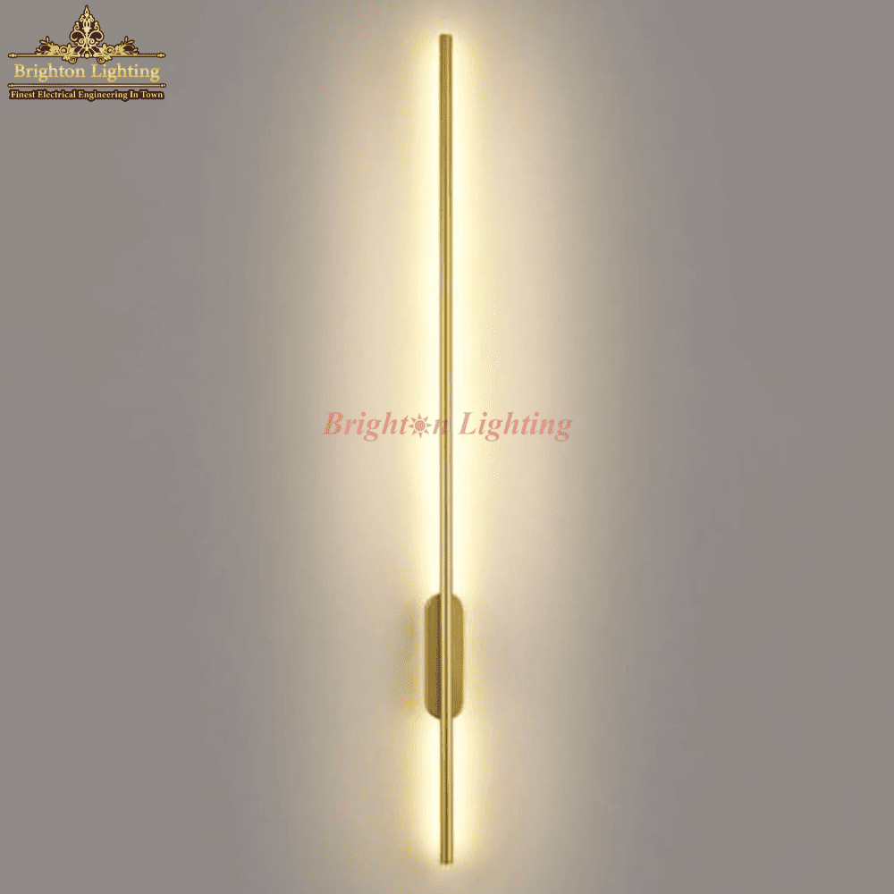dengge copper gold hairline wall light stick dengge copper gold hairline wall light stick