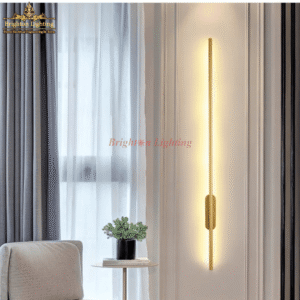 dengge copper gold hairline wall light stick