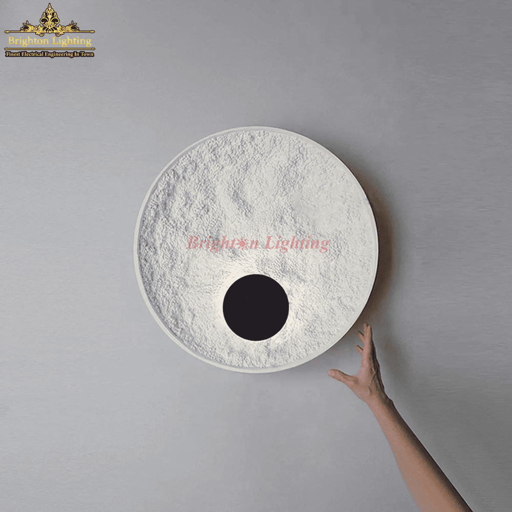 dengge glass fiber with middle black circle wall light dengge glass fiber with middle black circle wall light