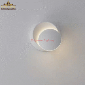 dengge white round wall light