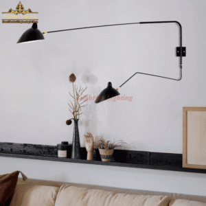 dengge double head adjustable wall light
