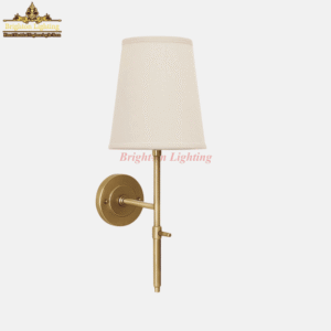 dengge gold wall light with lampshape