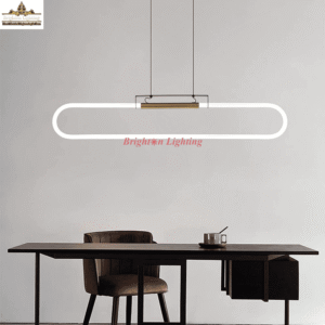 dengge neon oval gold body hanging light