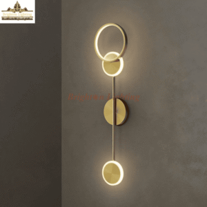 dengge gold hair line ring morern wall/ceiling light