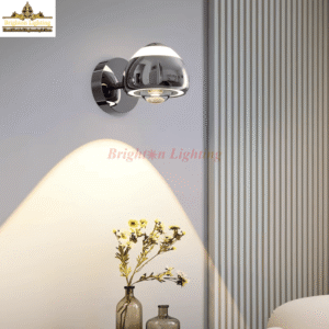 dengge gun metal pear black wall light