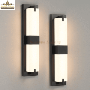 dengge w67/480*80mm black dimmer wall light