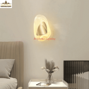dengge acrylic with iron gold wall light