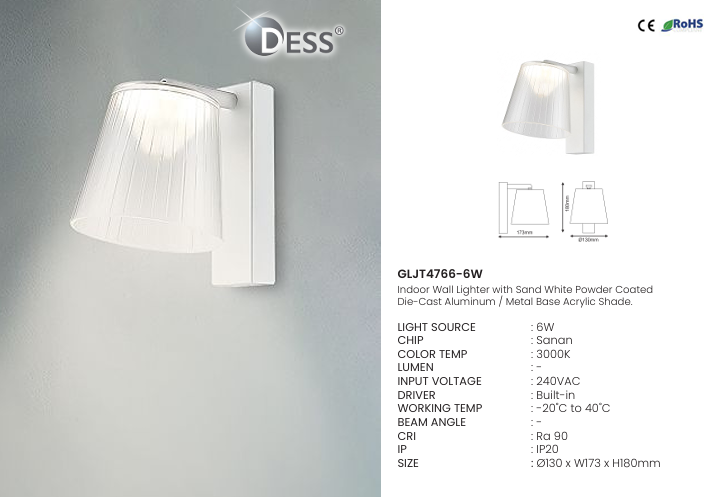 dess modern fluted glass wall sconce | minimalist led vanity wall light for living room & bedroom light dess modern fluted glass wall sconce | minimalist led vanity wall light for living room & bedroom light