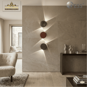 dess eclipse wave led wall sconce – modern modular indirect light fixture