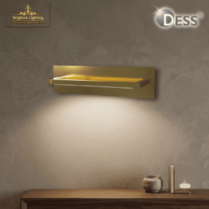 dess minimalist gold linear wall light | architectural led sconce