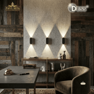 dess fold luxury led wall light | geometric accent lighting for home