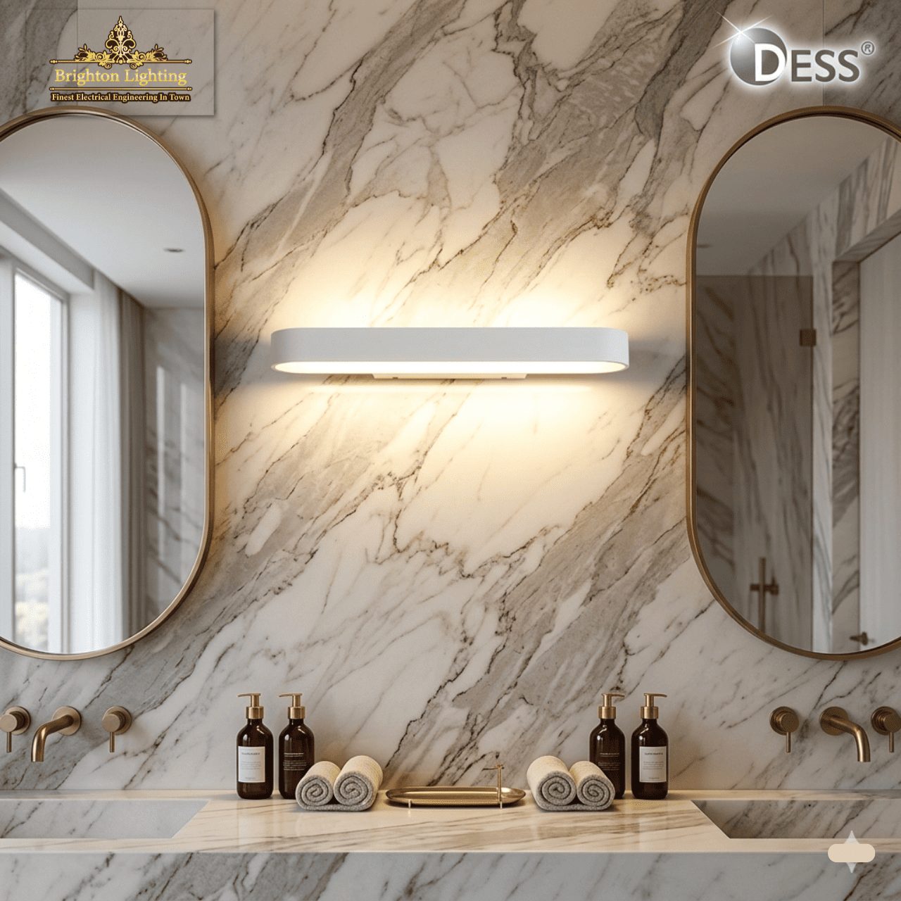 dess linear oval led wall light – minimalist up down ambient sconce (warm white) dess linear oval led wall light – minimalist up down ambient sconce (warm white)