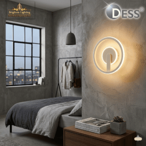 dess round led wall lamp | warm ambient light for living room & bedroom
